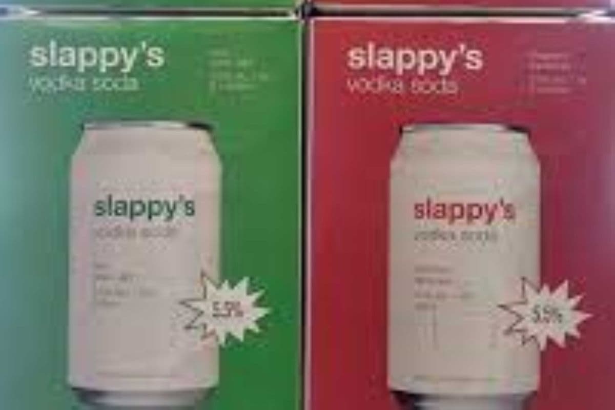 Slappy's Vodka Soda Raspberry (6 x 355ml)
