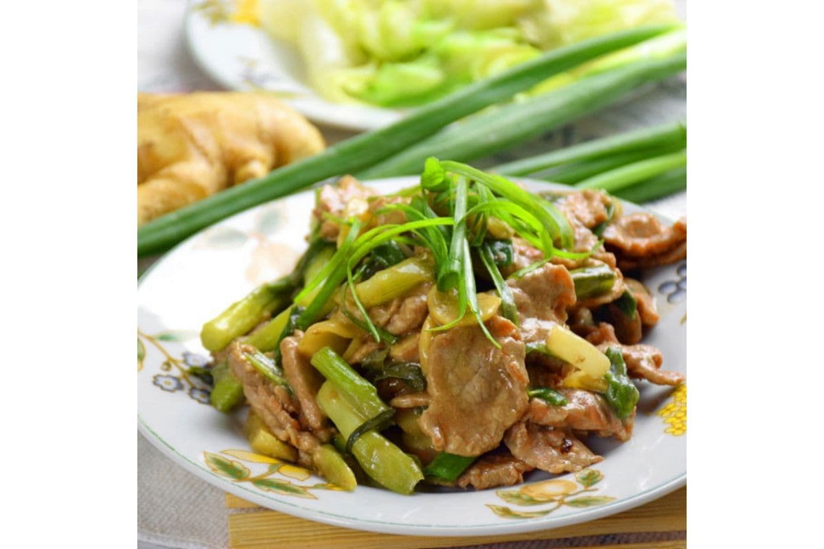 Ginger and Scallion Beef 姜葱牛肉
