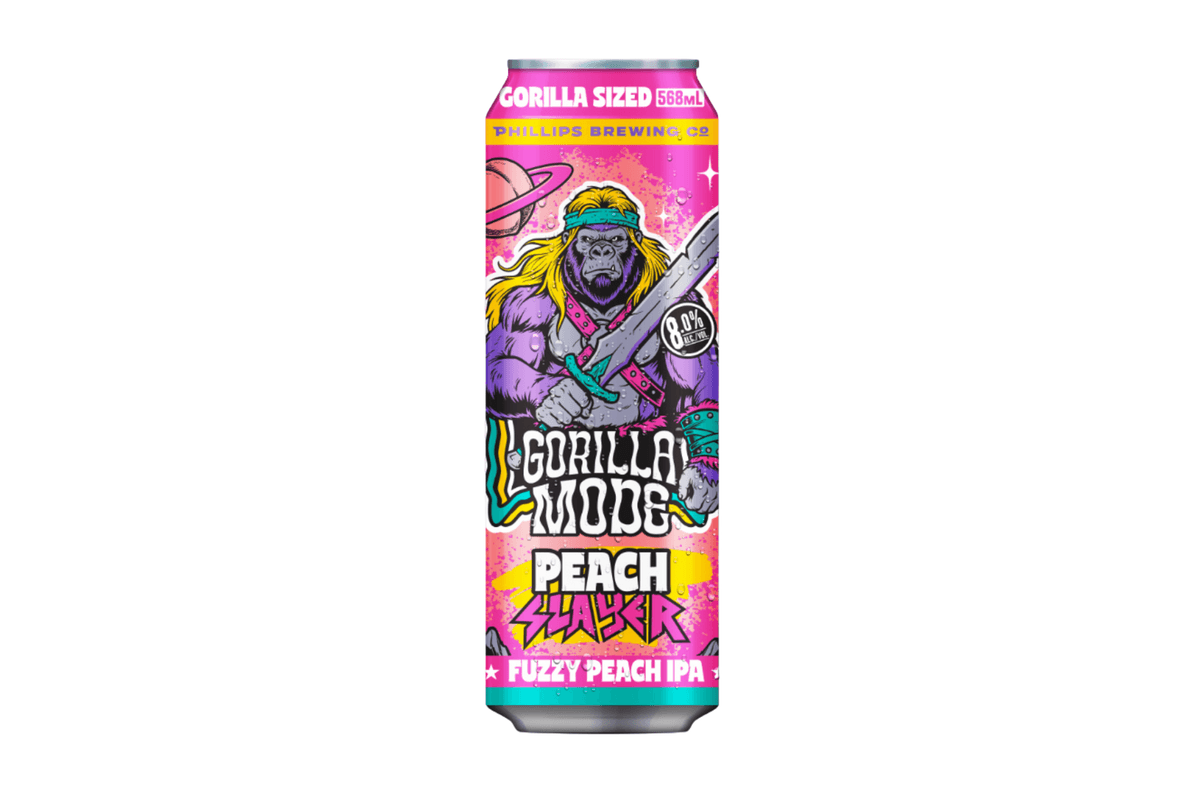Phillips Brewing - Gorilla Mode Peach Slayer (1 x 568ml)
