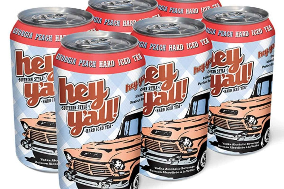 Hey Y'all Georgian Iced Peach (6 x 341 ml)