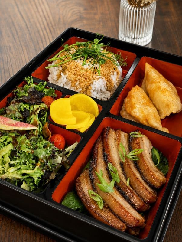Japanese Mirin Chashu Bento