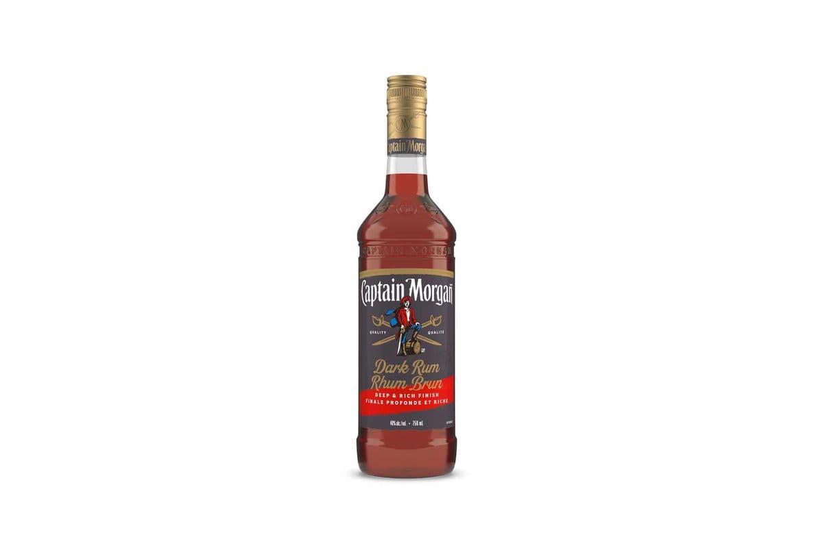 Captain Morgan Dark Rum (1 x 750 ml)