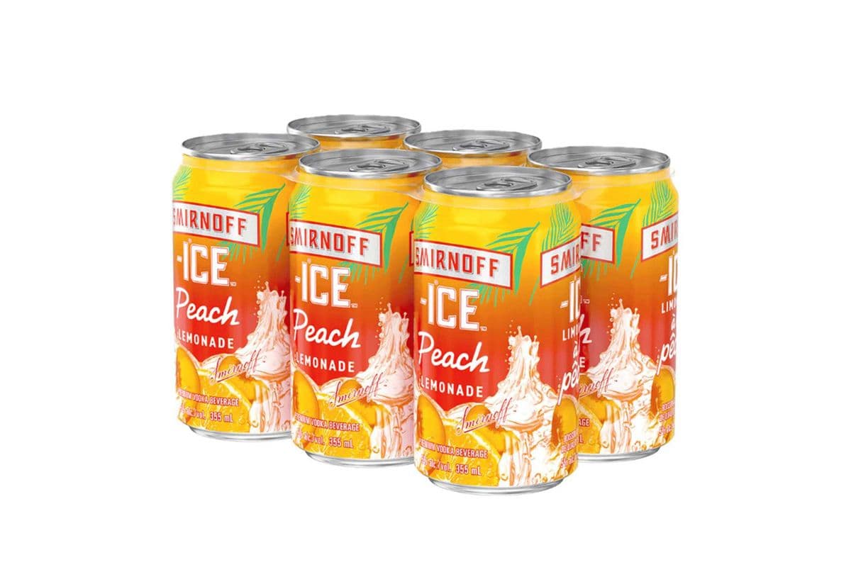 Smirnoff Peach Lemonade (6 x 355 ml)