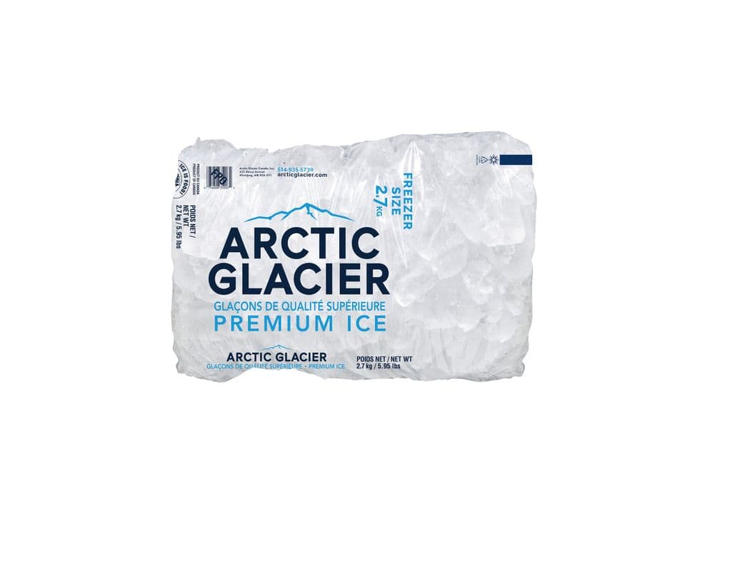 Sac de glace / Bagged Ice Cubes (2.7 kg)