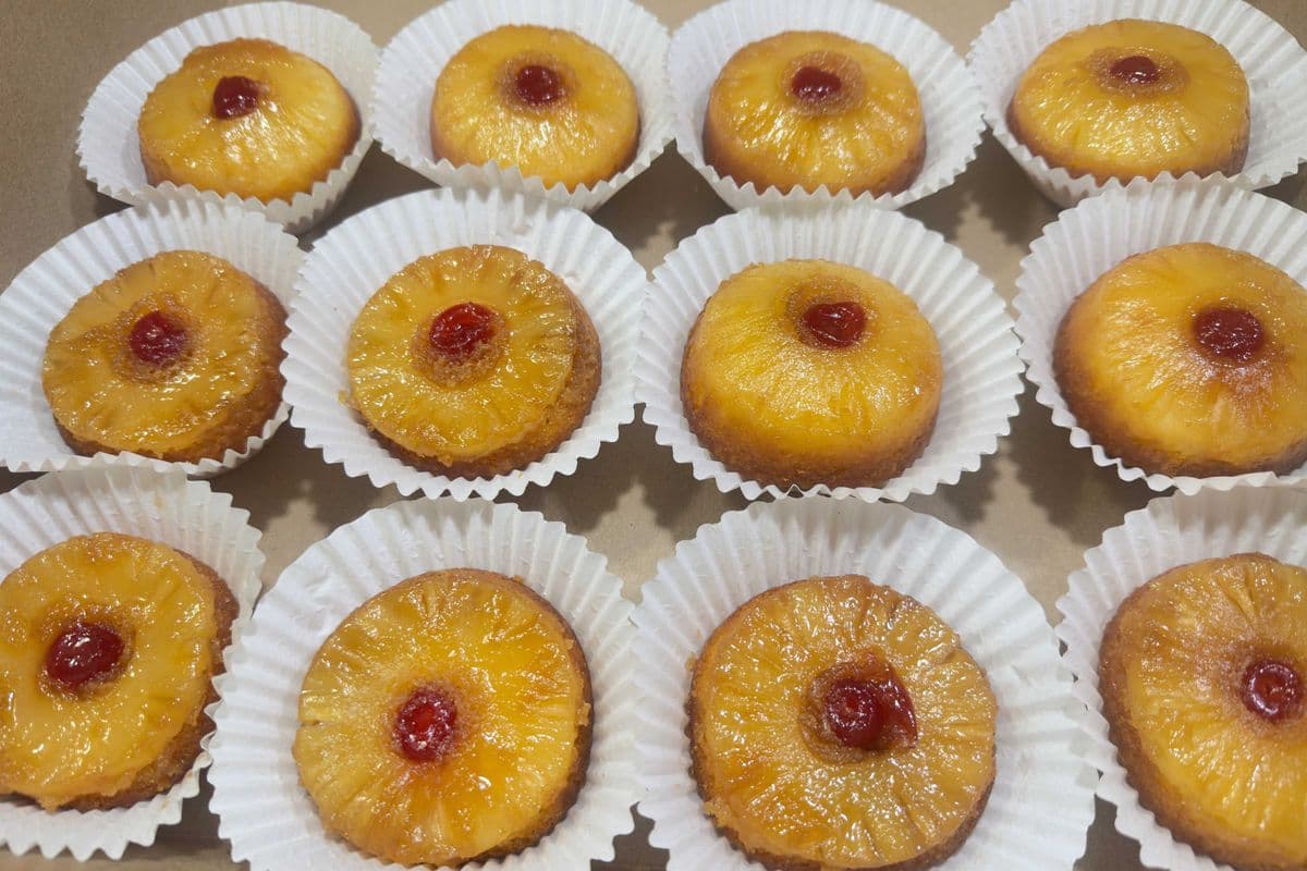 Pineapple Upside Down Cup Cake (1 Pc)