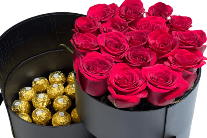 Rose and Chocolate Box