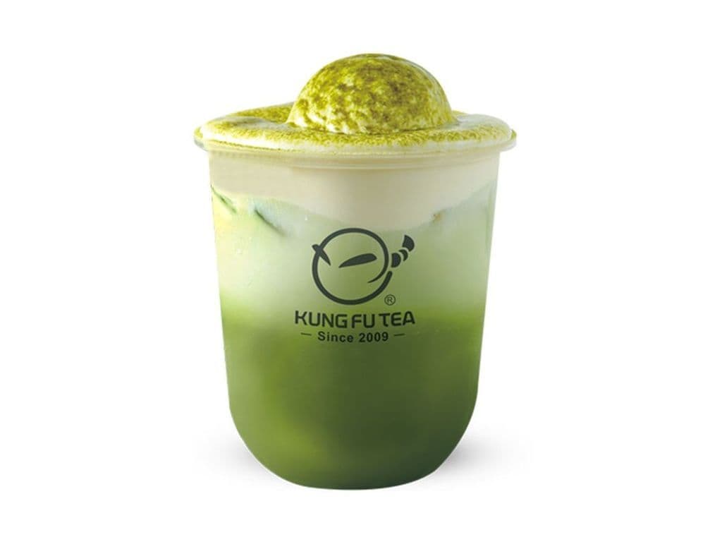 Matcha Latte w/ Ice Cream