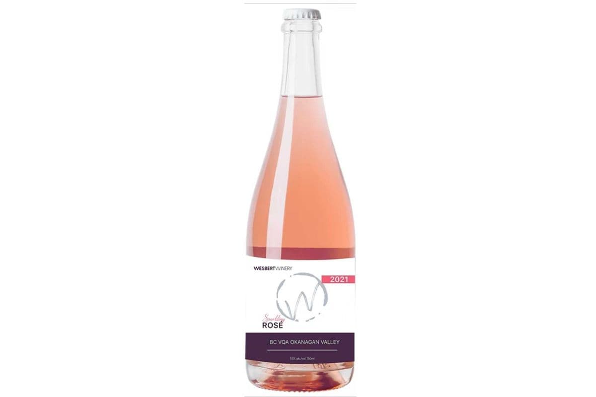 WESBERT WINERY 2021 SPARKLING ROSE***NEWLY ADDED*** (1 x 750ML)