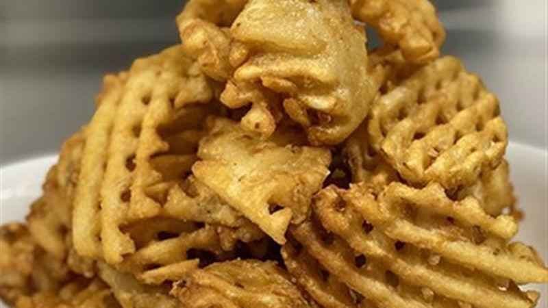 Large Lattice Fries