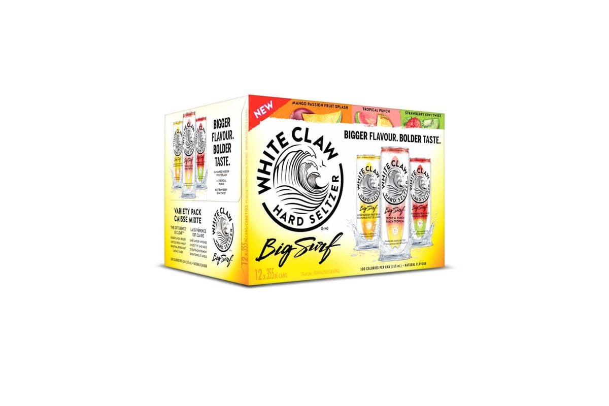 White Claw Big Surf Variety Pack (12 x 355ml)
