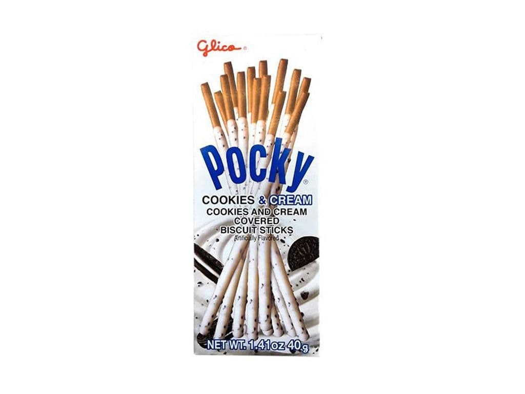 Pocky Cookies and Creme Biscuit Sticks 40g