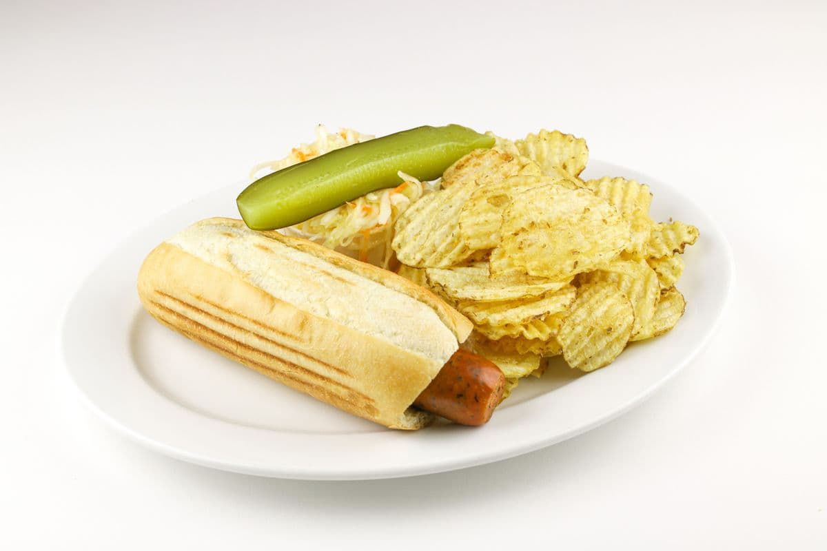 TRIO Hot-dog européen - Chips et chou