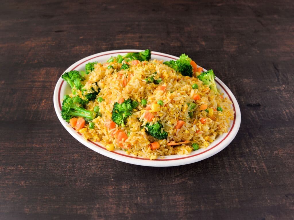 56v.Vegetarian Fried Rice