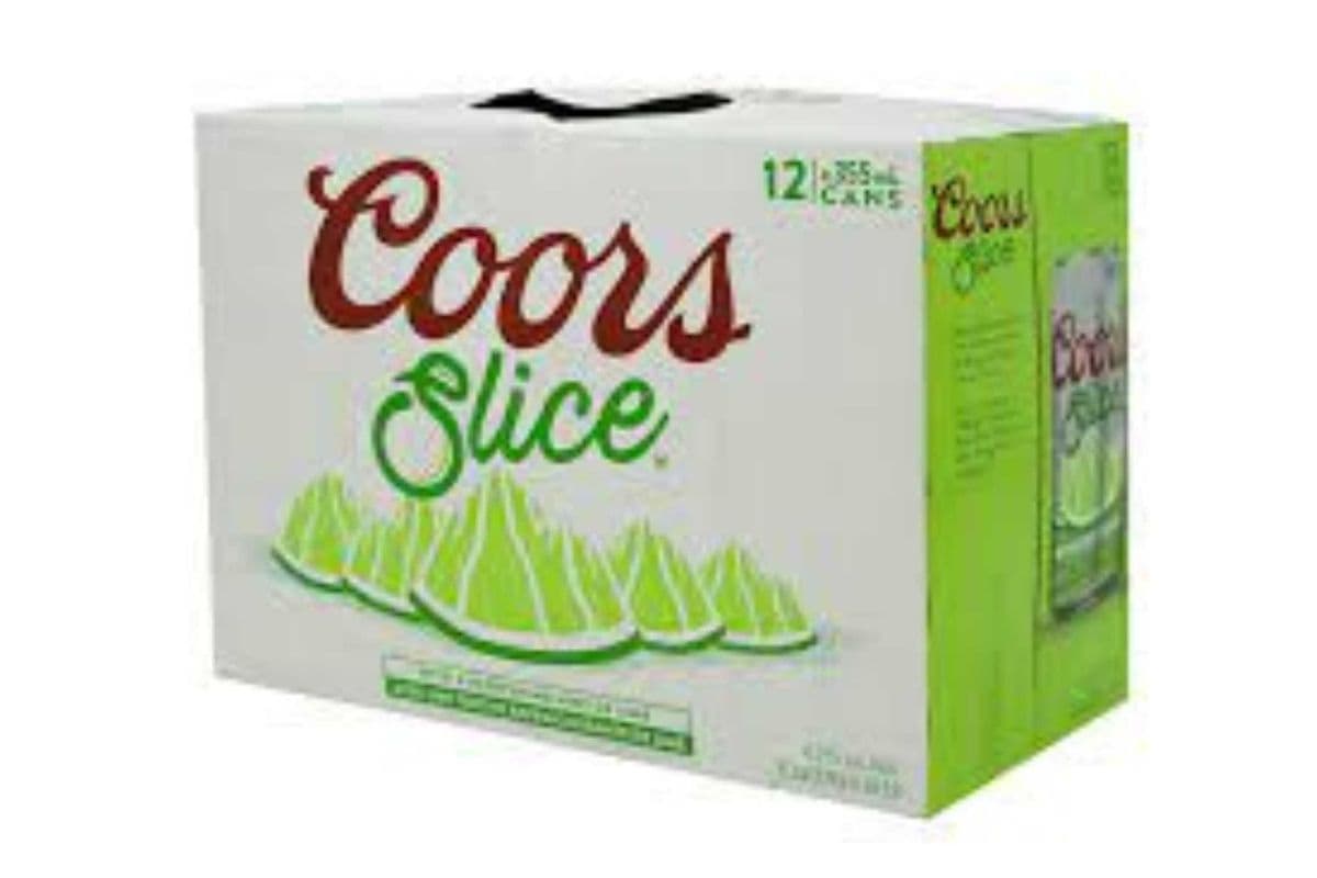 COORS SLICE LIME 12 CANS (1 x 12X355ML)