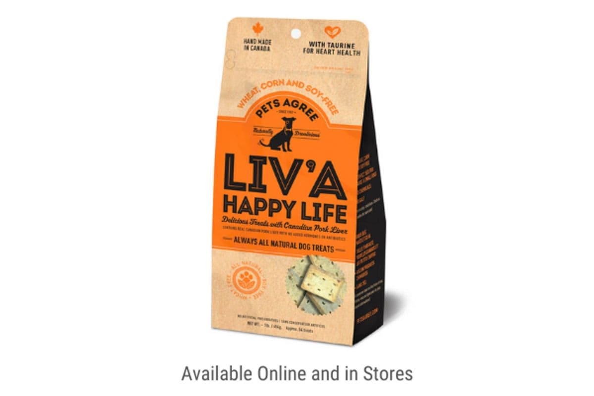 Liv'a Happy Life Treats Bag (Wheat Free) (1 lb)