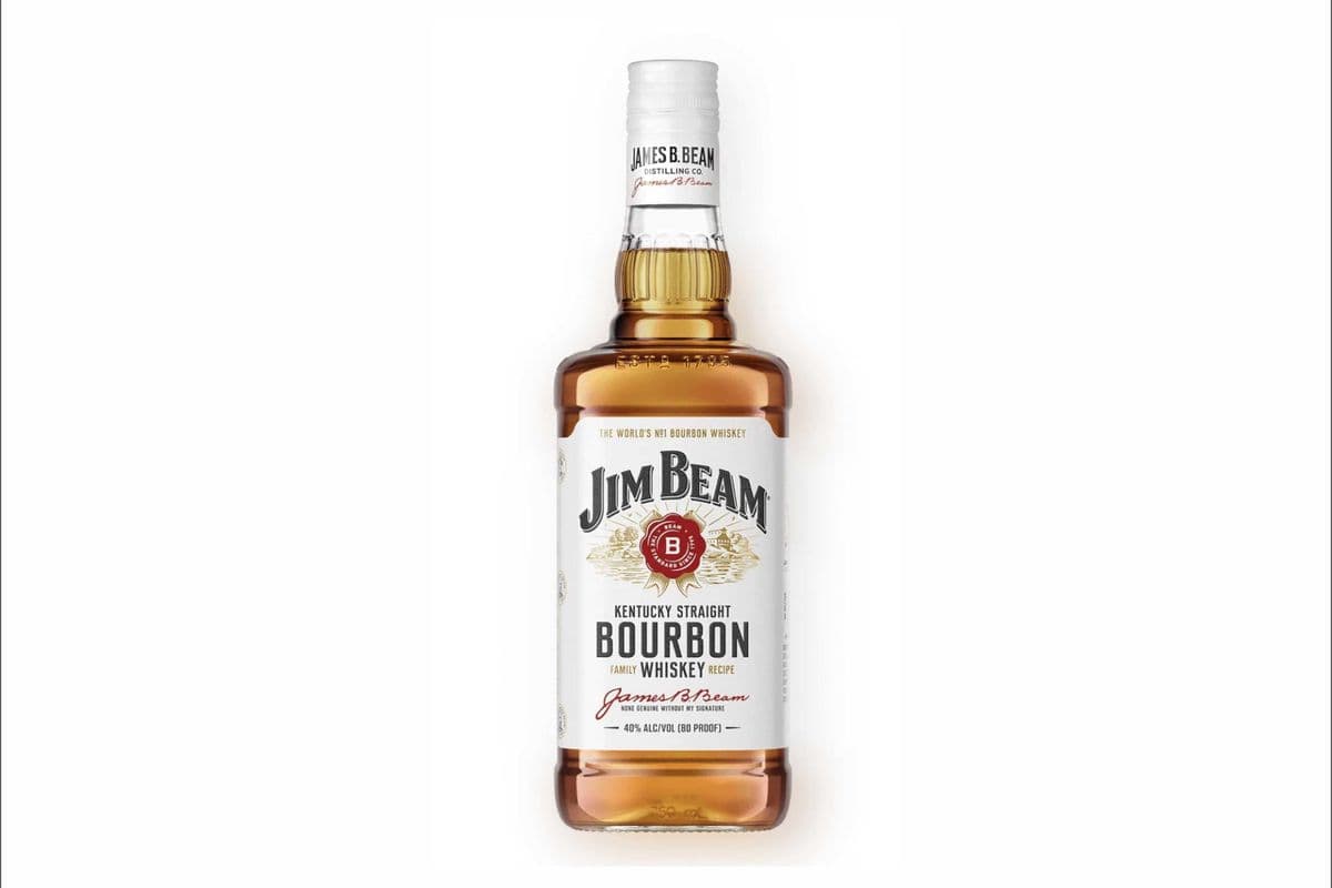 Jim Beam Bourbon Whiskey White Label (1140 ml Bottle) (1 x 1140ml)