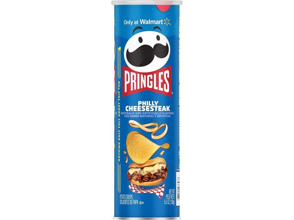 Pringles Philly Cheesesteak 158g Onion Steak Cheese Stacked Potato Chips