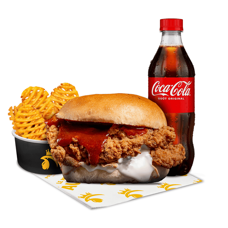 Combo Bouteille - Burger Western / Bottle Combo - Western Burger