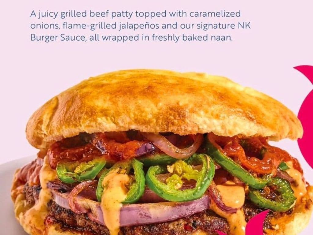 Fire Naan Burger