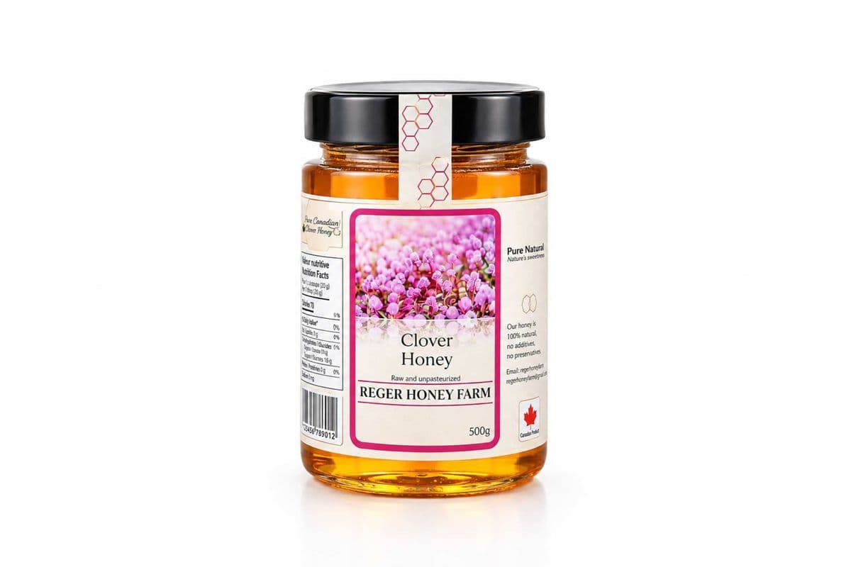 Clover Honey Jar