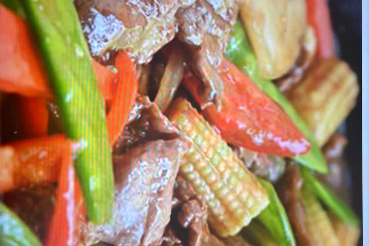 Beef Mushroom and Baby Corn