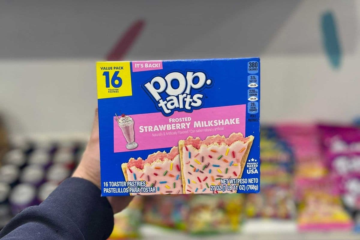 (USA) POP TARTS FROSTED STRAWBERRY MILKSHAKE -16CT