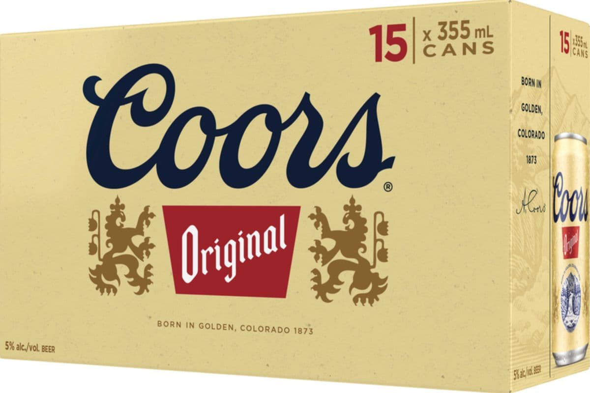 Coors Original 15 pack (15 x 355 ml)