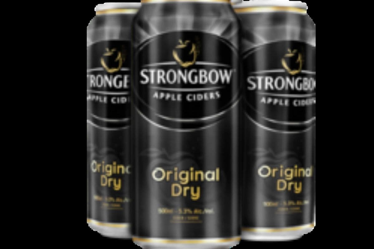 Strongbow Dry Apple Cider 4 pack (4 x 473Ml Cans)