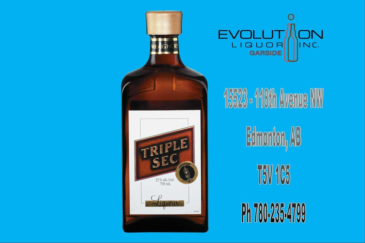 Meaghers Triple Sec 0750G (1 x 750ml Glass Bottle)