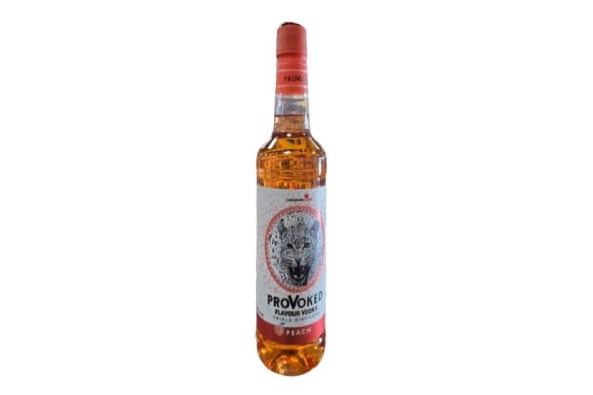 887268. PROVOKED PEACH VODKA (1 x 750ML)