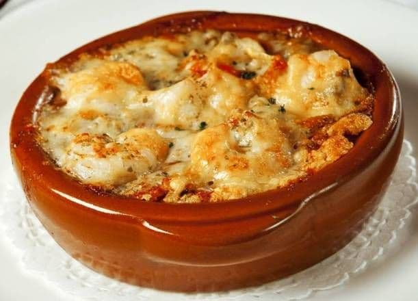 Crevettes gratinées / Shrimp au Gratin