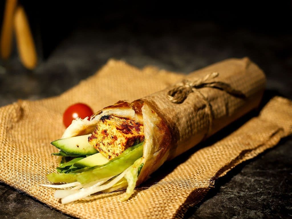 Paneer Tikka Wrap