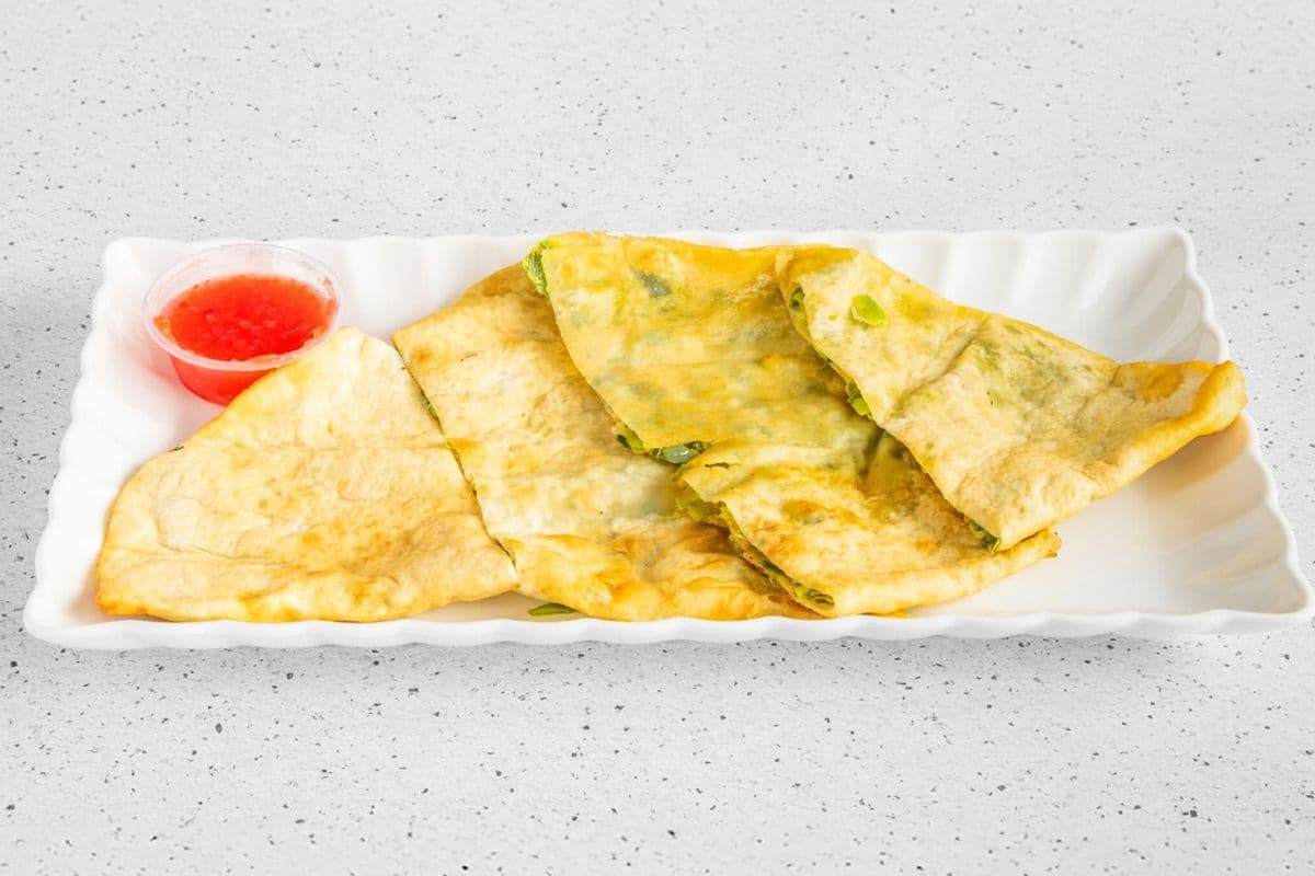 Bolani Potato, Vegetable or Leek, and Spinach