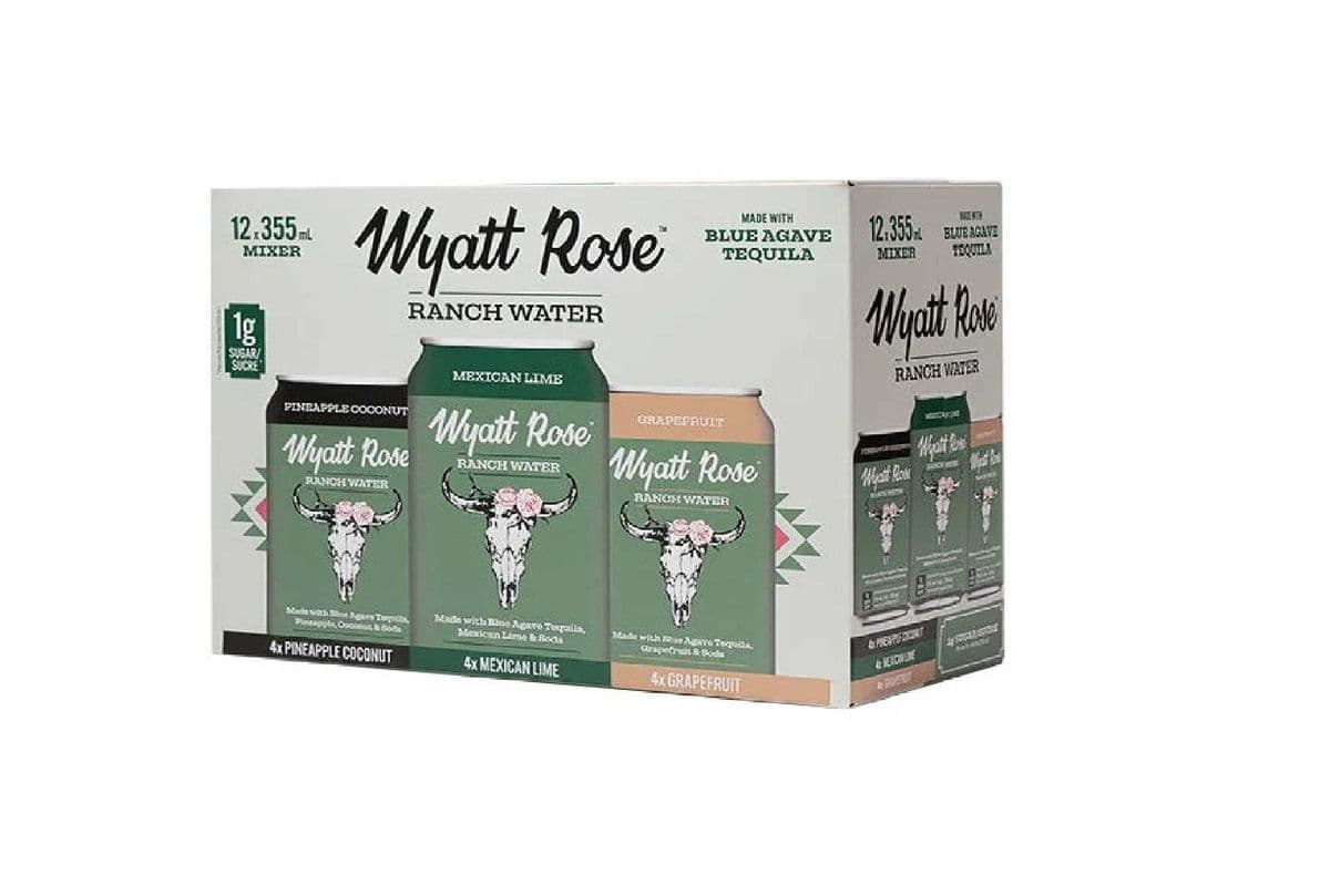 Wyatt Rose Ranch Water Mixed (12 Pack) (12 x 355ml)