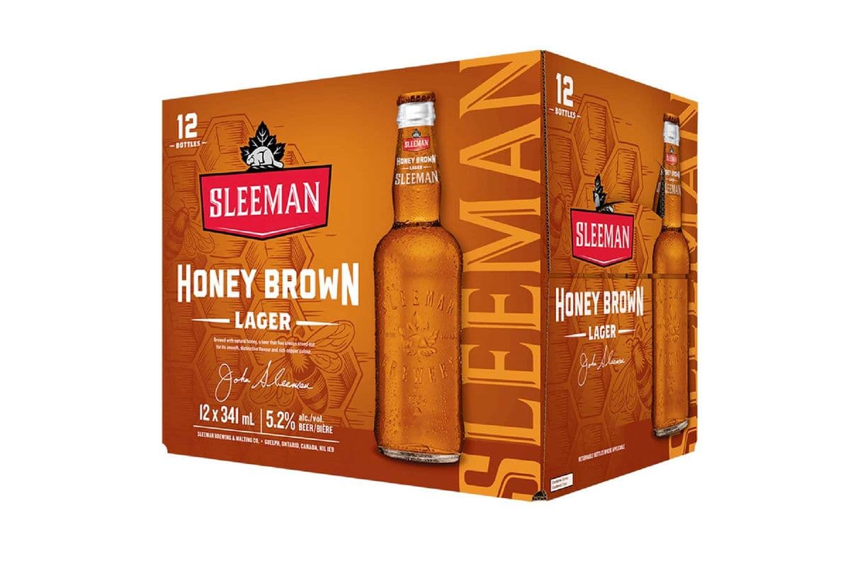 681403. SLEEMAN HONEY BROWN (12 x 341ML (BOTTLES))