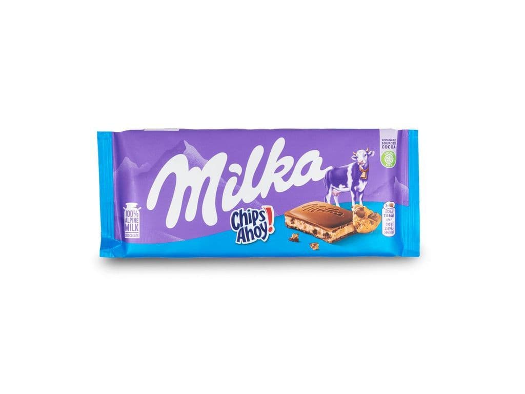Milka Chips Ahoy Creamy European Chocolate Bar