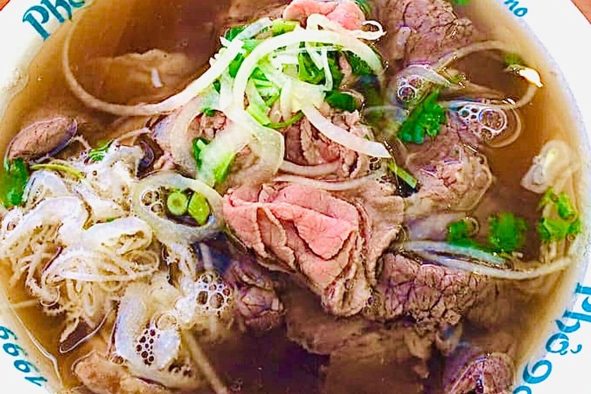 8. Noodle Soup with Steak, Well-Done Flank, Tendon, and Tripe