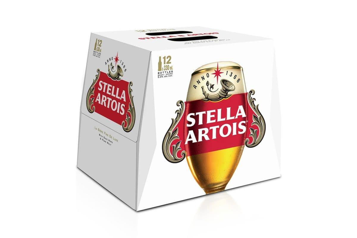 Stella Artois (12 x 341 ml Cans)