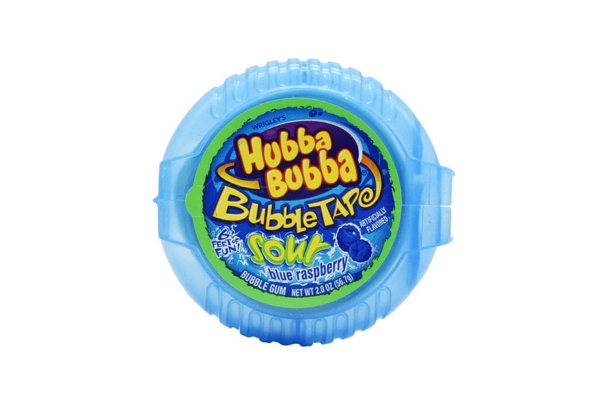 Hubba Bubba Bubble Tape Sour Blue Raspberry (2 oz)