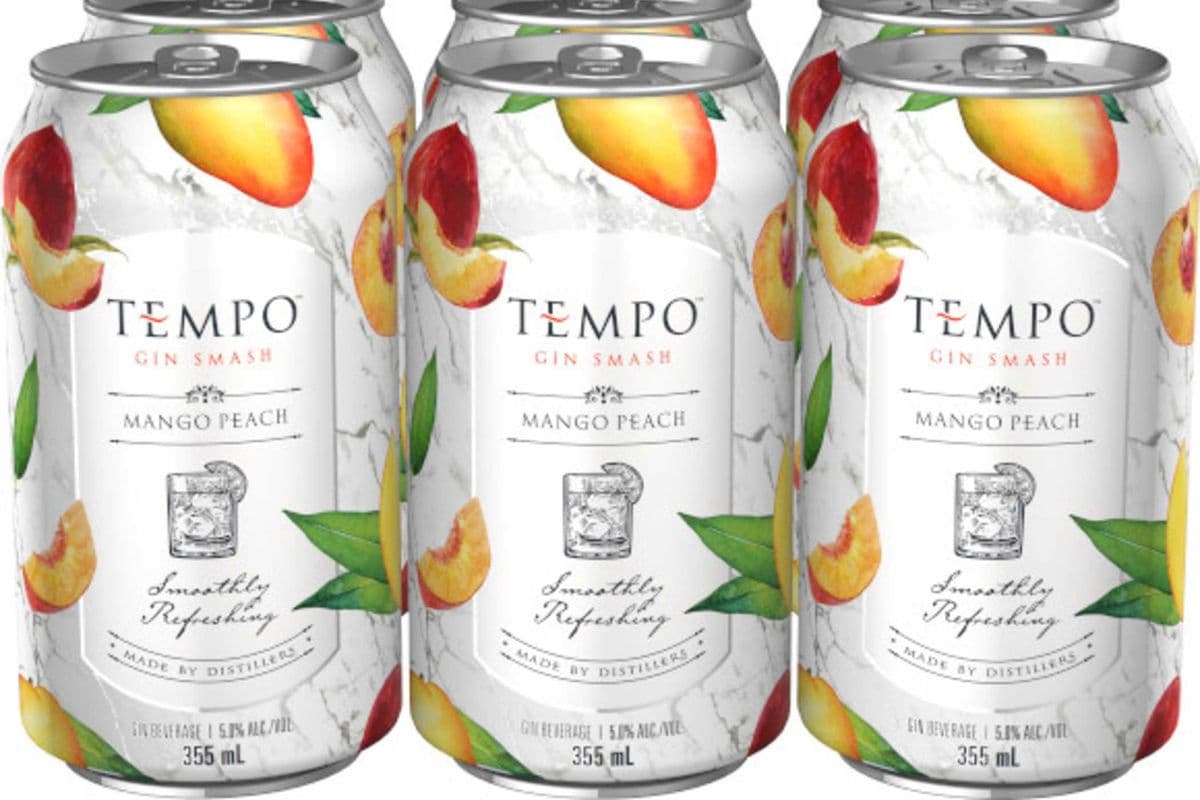 Tempo Gin Smash MANGO PEACH 6PK (6 x 355 ML)