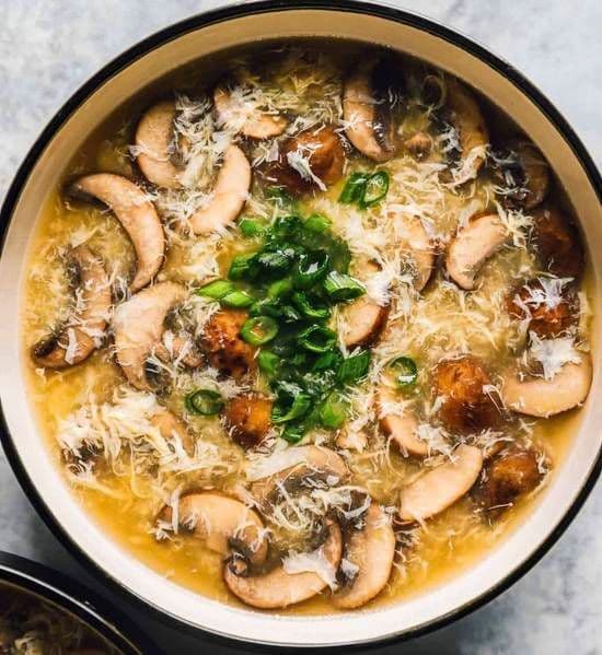 Egg Dropped Mushroom Soup LG - OO