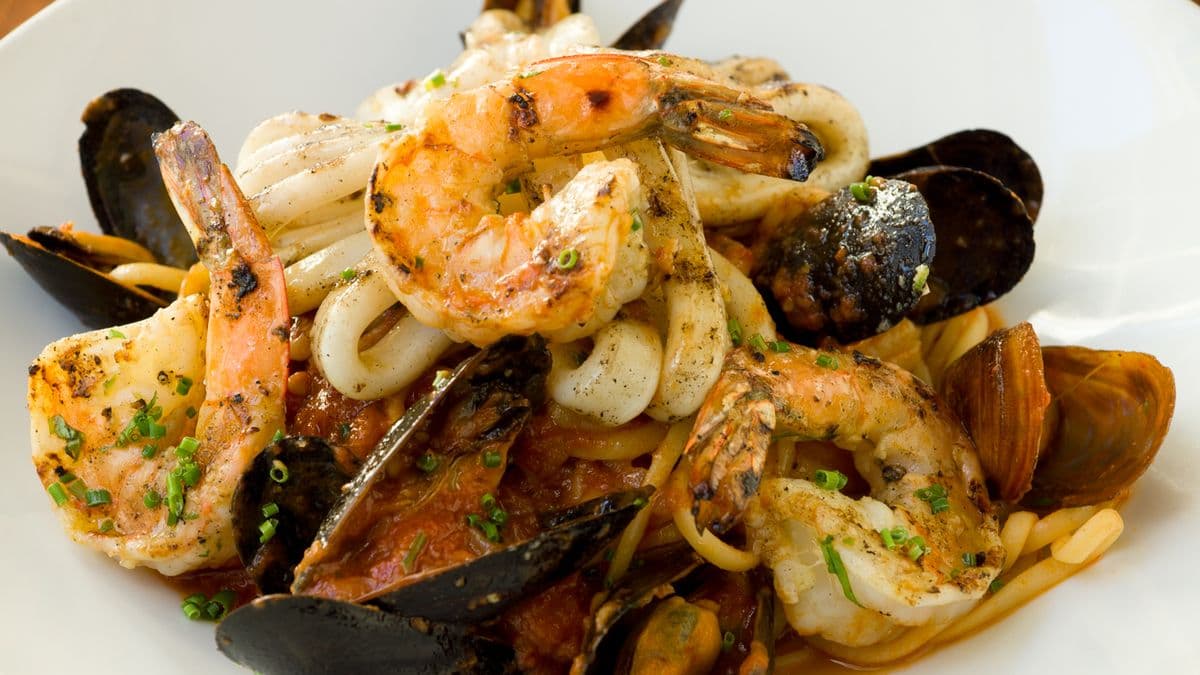 Seafood Spaghettini