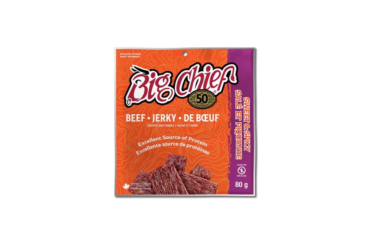 Big Chief Beef Jerky - Sweet & Spicy 80g (80gm)