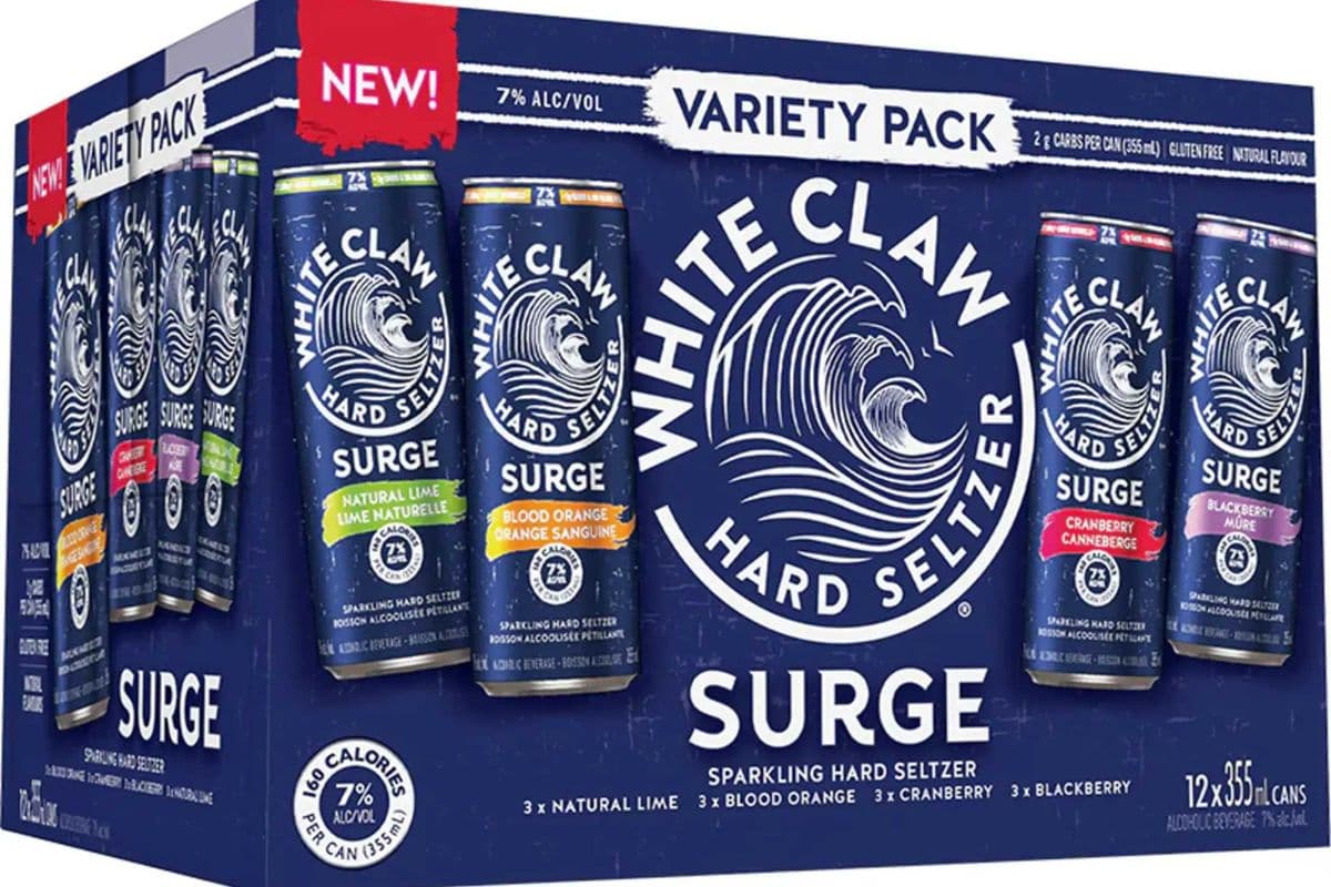 WHITE CLAW SURGE VARIETY 12PACK(1 X 12*355ML) (1 x 355ML)