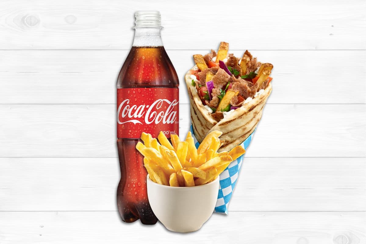 Traditional Gyro Pita Combo