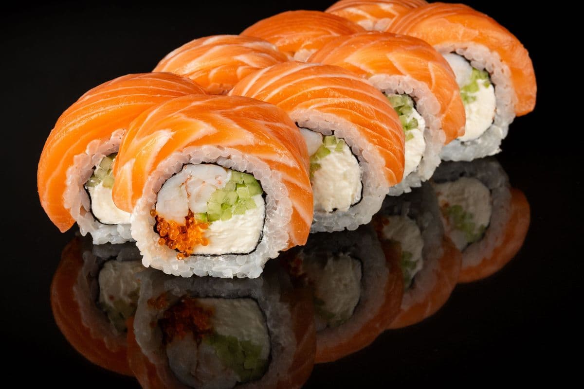 Philadelphia with Salmon and Shrimp