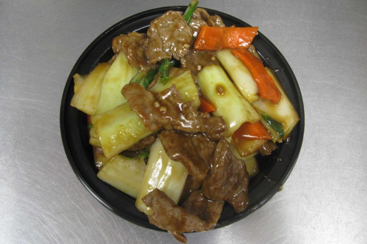 Beef with Chinese Green 牛白菜