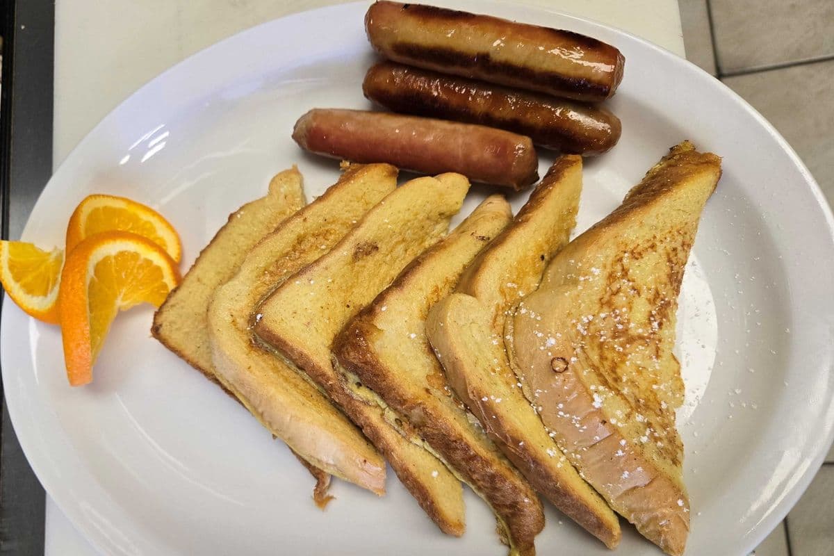 French Toast with Sausage