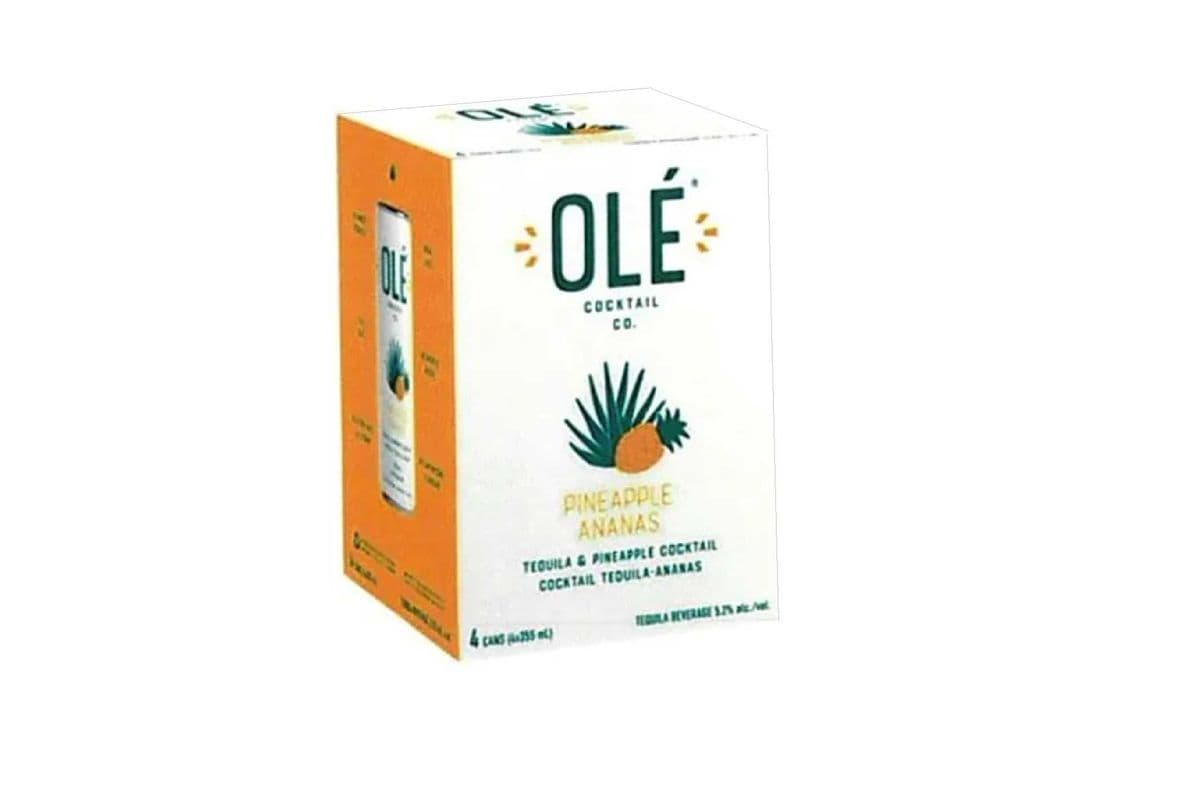 140961. OLE TEQUILA PINEAPPLE (4 x 355ML (CANS))