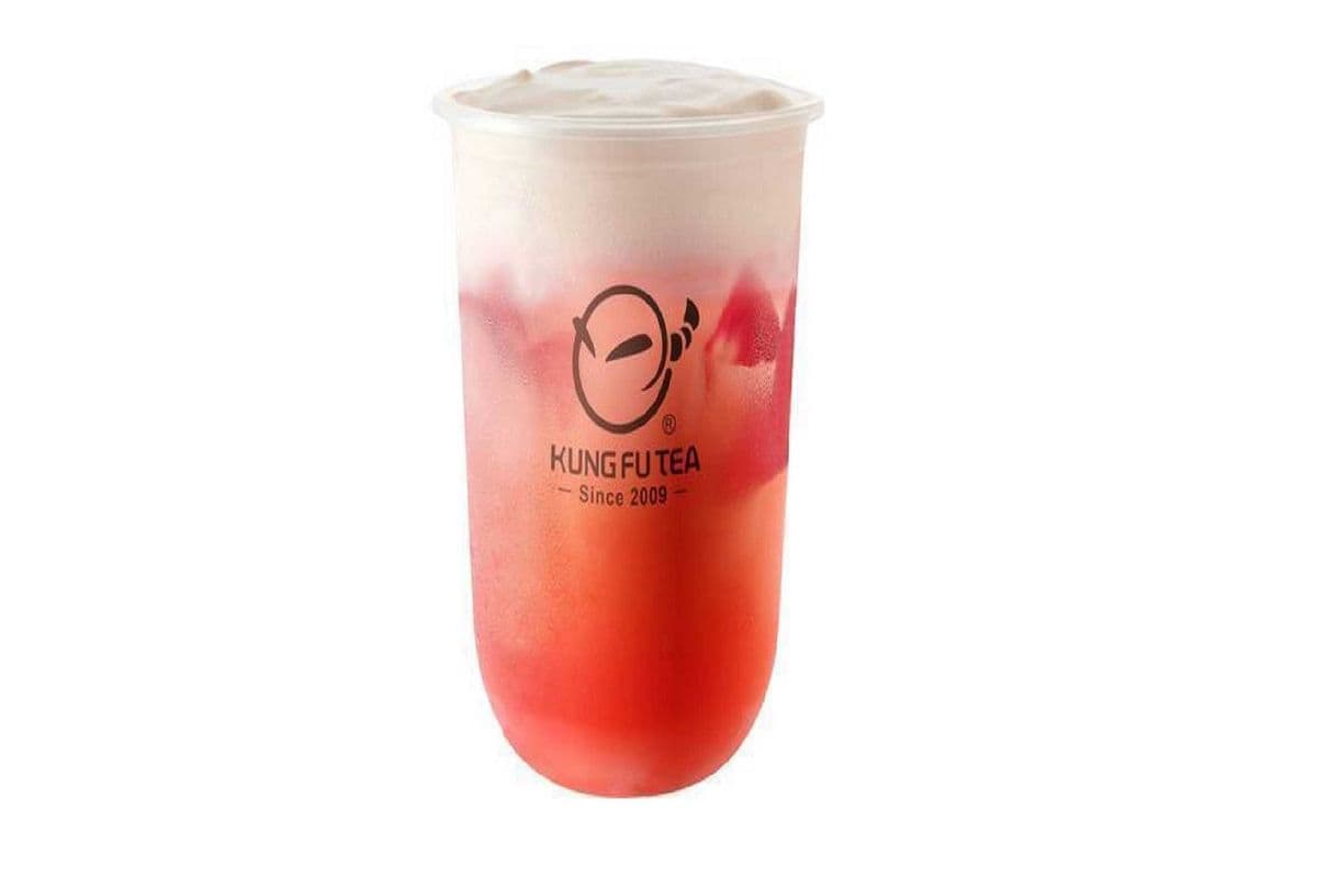 Cheese Milk Foam Rose Oolong Tea (L)